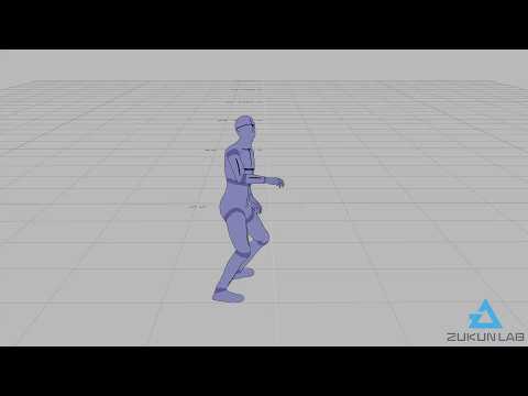 巨大な何かから逃げる人⑤(若者/男性)【モブ用モーション】