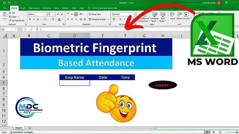 How To Create Biometric Fingerprint || Calculate Biometric Attendance in Excel in HINDI