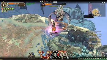 TOS Trying to kill a quest boss without taking too much damage xD