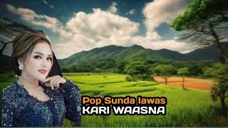 Pesawahan di Puncak 2 Sukamakmur, diiringi lagu Pop Sunda : Kari waasna -Detty Kurnia