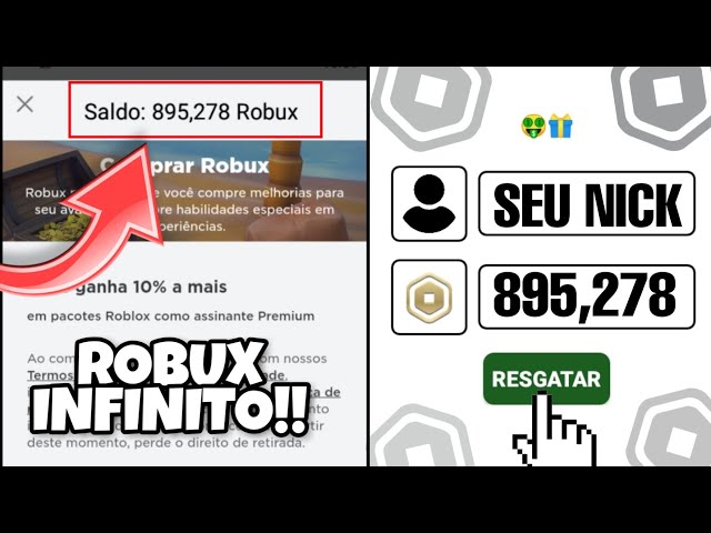 COMO GANHAR MAIS DE *550,000* R0BUX DE *GRAÇA* NO ROBLOX (R0BUX