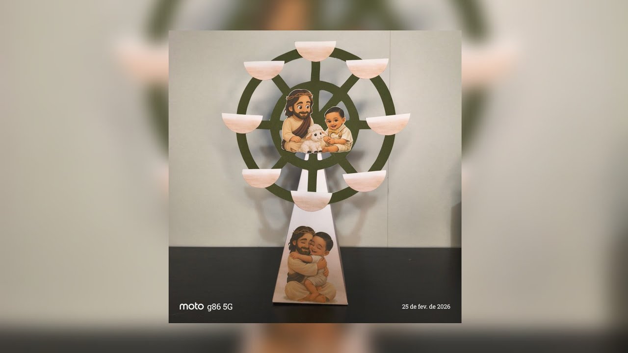 Rotina de encomendas . Fiz minha primeira pirâmide roda gigante, 😍