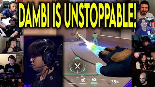 Valorant Streamers React To Ns Dambi Insane 4K Against G2 In Masters Santiago