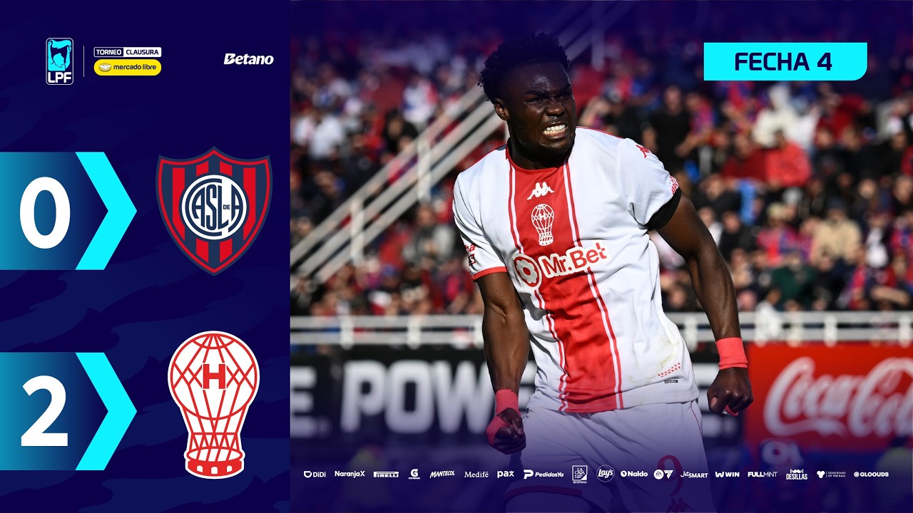 SAN LORENZO 0 - 2 HURACÁN | Resumen del partido | #TorneoMercadoLibre Clausura 2026 🏆