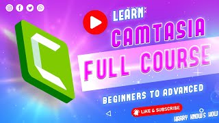 Learn CAMTASIA SOFTWARE FULL COURSE for Beginners to Advanced screenshot 5
