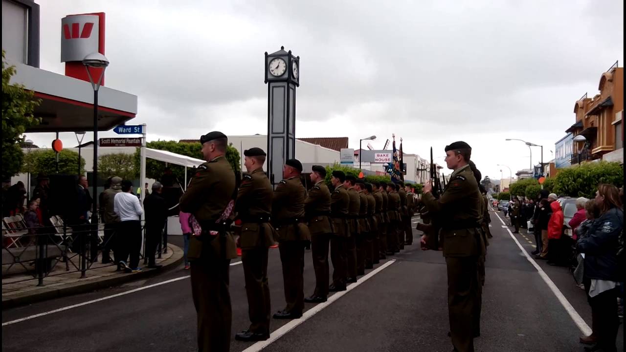 New Zealand Army Parade Dannevirke 2016 YouTube