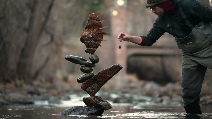 Michael Grab's Gravity Glue Stacks Stones Into Works Of Art