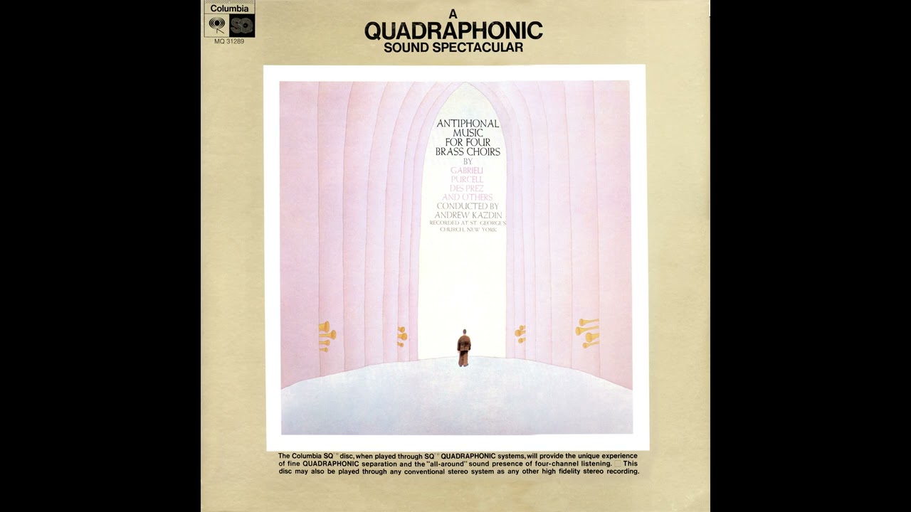 Andrew Kazdin - Antiphonal Music - SQ Quadraphonic LP 4.0 real surround