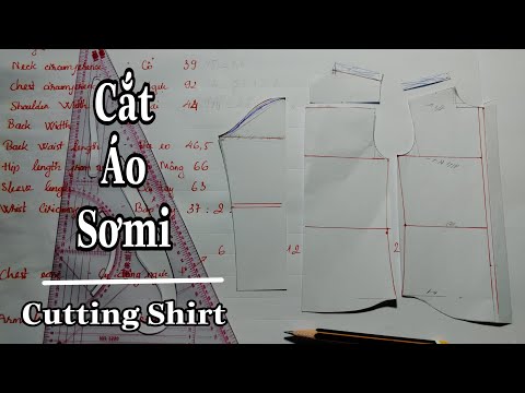 Cách Vẽ Cắt Mẫu Áo Sơmi Nam Đơn Giản Cho Người Mới Bắt Đầu | Np Tailor