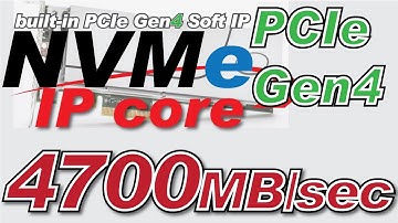 Design Gateway - Advantage of NVMeG4 IP core including PCIe Gen4 Soft IP inside