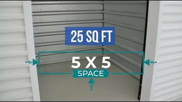 5x5 Storage Unit Size Information