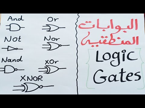 البوابات (الدوائر) المنطقيه - logic gates