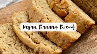 5 Ingredient Vegan Banana Bread