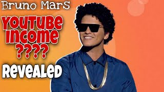 Full Bruno Mars' Monthly YouTube Earnings Revealed || Monthly Earnings || Bruno Mars || YT Income Guide