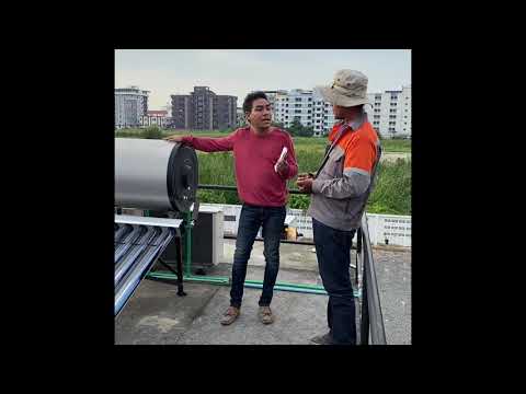 Solar water heater เครื่องทำน้ำร้อนพลังงานแสงอาทิตย์ เครื่องทำน้ำอุ่นพลังงานแสงอาทิตย์