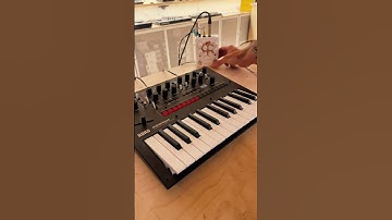Stranger things theme! #strangerthings #synth #korg #moog #shorts