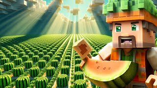 Pixelated Dreams: Building the Biggest Melon Farm!