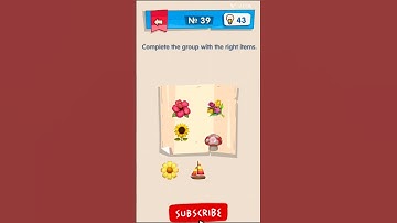 Complete the group with the right items #iq boost gameplay video level 39 #like #subscribe #short