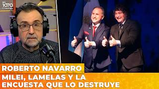 MILEI, LAMELAS Y LA ENCUESTA QUE LO DESTRUYE | El editorial de Roberto Navarro