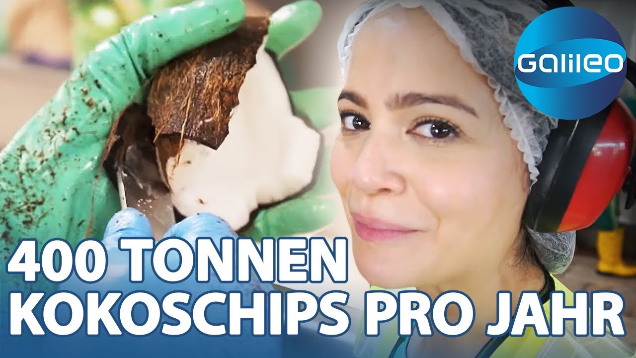 Jetzt wirds exotisch: Claire arbeitet 2 Tage bei der Kokoschips-Produktion! | Galileo | ProSieben