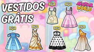 HOW TO GET FREE DRESSES IN AVATAR WORLD screenshot 4