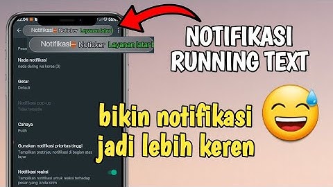 Cara Membuat Notifikasi Keren di HP Samsung A03