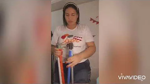 Como fazer uma barraca com cabo de vassoura?