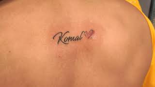 Komal Name Tattoo  Heart tattoos with names Tattoos Name tattoo