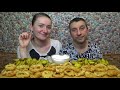 МУКБАНГ КАЛЬМАРЫ И КАРТОШКА ПО ДЕРЕВЕНСКИ | MUKBANG SQUID AND COUNTRY POTATOES #мукбанг #mukbang