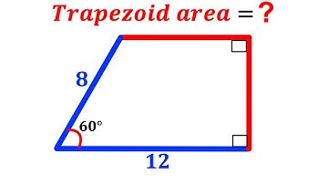 Can you find area of the Trapezoid? | Trapezoid | (Trapezium) | #math #maths | #geometry