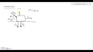 Unbalanced Forces Practice Quiz Solution