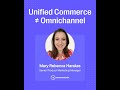 Unified Commerce vs Omnichannel: What's Actually Different?