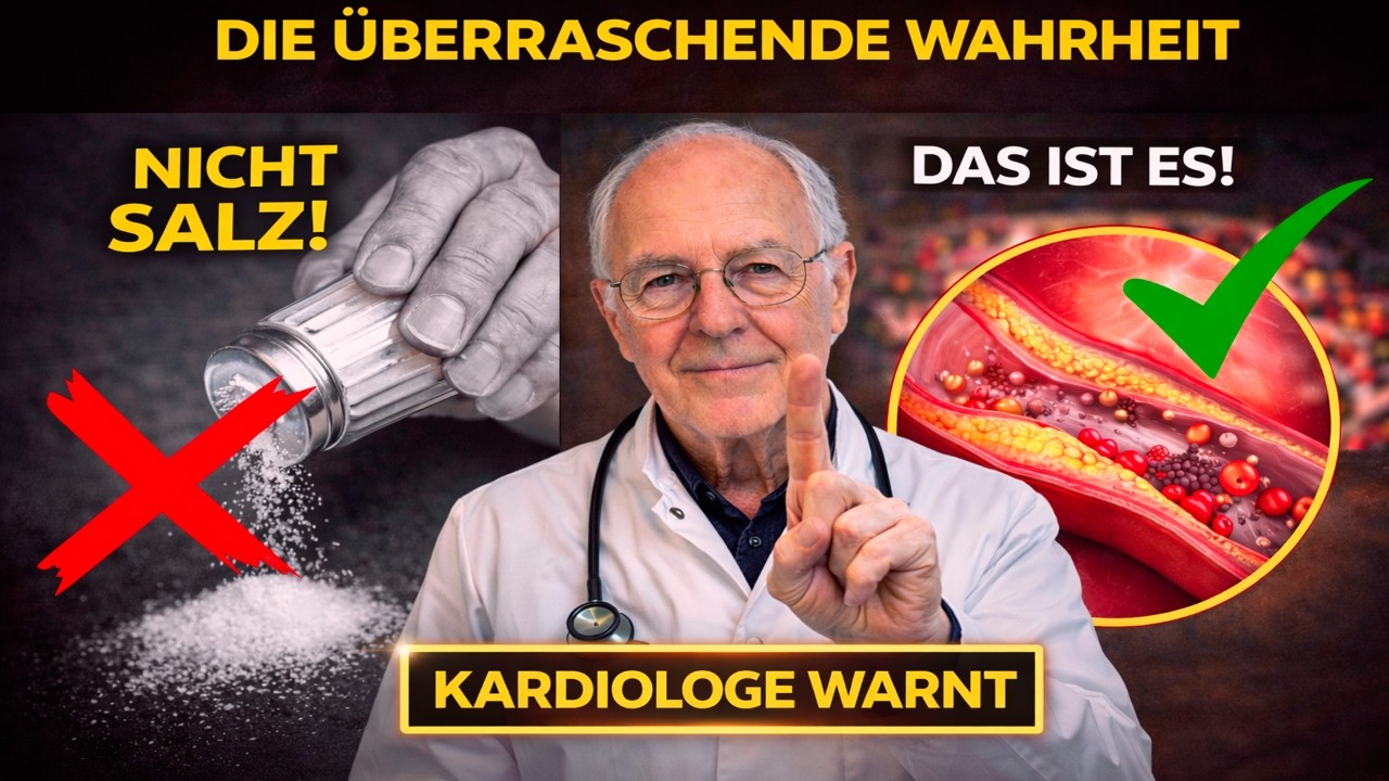 Bluthochdruck? Nicht das Salz ist schuld – das ist die wahre Ursache