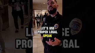 Rent-a-Cop Thinks He Knows The Law!