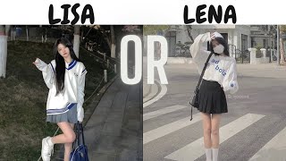 lisa or lena ❤ #lisa #lena #clothes #fashion (kim_LIN-woo)