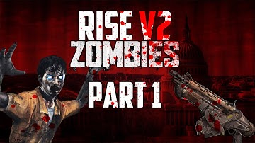 WAW Custom Zombies - "Rise V2" - LUCKIEST ESCAPE EVER (HD)