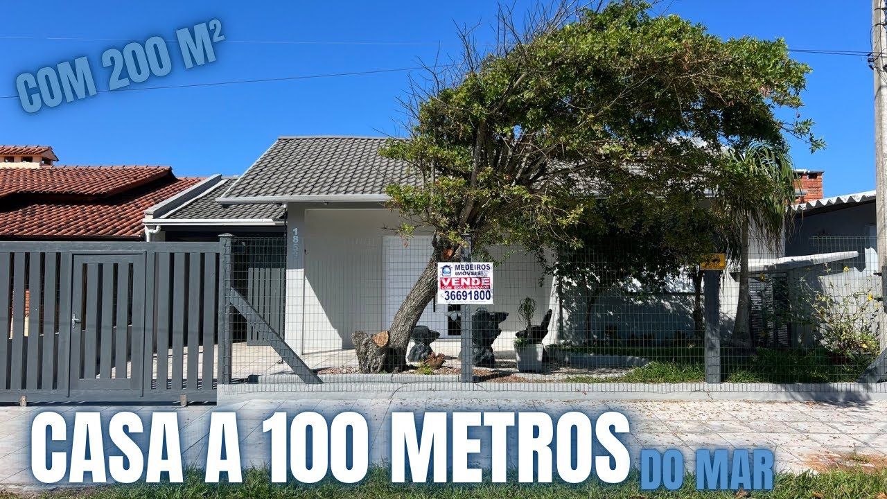 CASA A 100 METROS DO MAR | IMOBILIÁRIA MEDEIROS - TRAMANDAÍ / RS