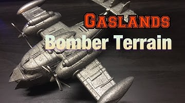Post Apocalyptic Bomber Terrain Build Part 1