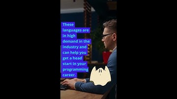 "Top 3 Programming Languages to Learn in 2023: A Guide to Boost Your Career" #shorts