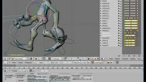 Blender Tutorial: Walk and Run Cycle