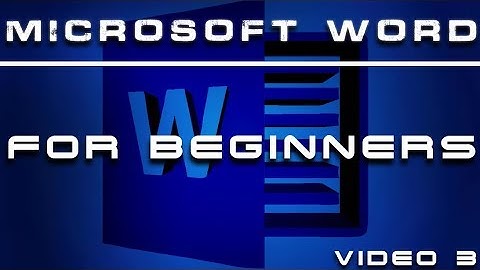 (How  To) Word for Beginners: Using The Insert Tab (pt. 1) | Microsoft Office | TWGS