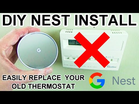 How To Install A Google Nest Thermostat Yourself DIY In Less Than 30 Minutes & Check Compatability