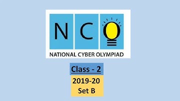 NCO Class 2 Question Paper 2019-20 set B