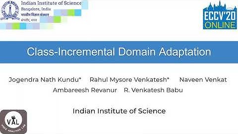 [ECCV 2020] Class-Incremental Domain Adaptation (1 min talk)