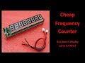 Cheap Frequency Counter from eBay