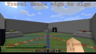 Minecraft plugin TravelGates Installation and Tutorial