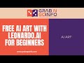 Leonardo ai beginners tutorial  free alternative to midjourney