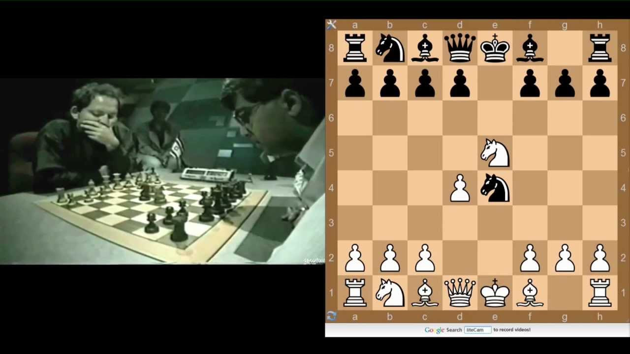 Anand spent almost 2 minutes on the 4th move of a 5 minute blitz game