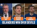 Patrick Roy, Mathew Barzal, Ilya Sorokin and Bo Horvat on Islanders' 3-2 OT win over Devils