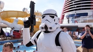 Stormtrooper Pool Patrol, Star Wars Day at Sea on Disney Fantasy Cruise Ship